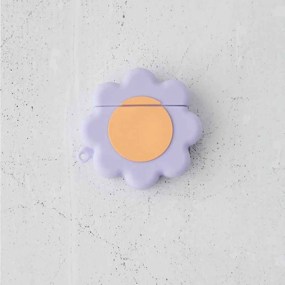 Urban Outfitters Purple Flower-Shaped AirPods Case